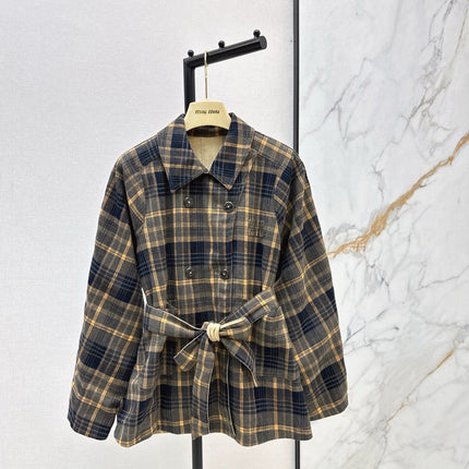 MIUMIU LONG REVERSIBLE COAT STYLE 747
