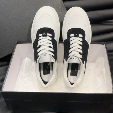 CC SNEAKERS TRAINERS BLACK SUEDE LEATHER