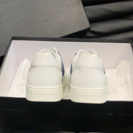 CC SNEAKERS TRAINERS SUEDE BLUE LEATHER