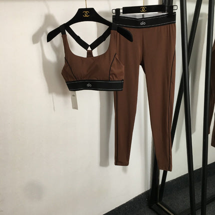 ALO 26S SPORTS BRA & HIGH-WAIST LEGGINGS SET 243