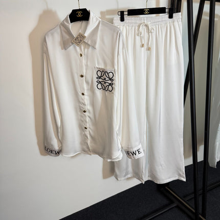 LOEWE SHIRT AND TROUSERS SET STYLE 116