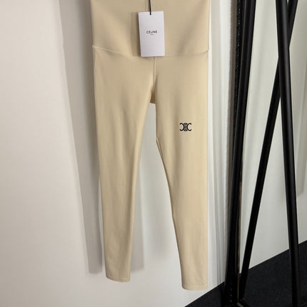 CELINE 26S HIGH-WAISTED STRETCH LEGGINGS STYLE 25