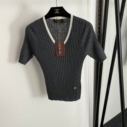 LP SHORT-SLEEVE KNIT TOP 50