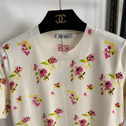 LOEWE SHORT-SLEEVE KNIT TOP STYLE 94