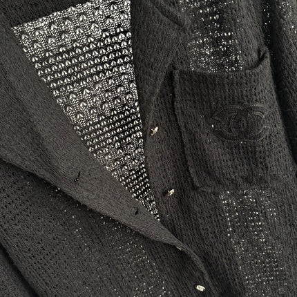 CHANEL 25S LONG-SLEEVE KNIT CARDIGAN STYLE 129