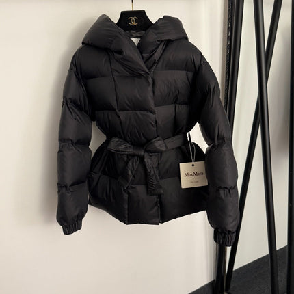 MAX MARA 25S LONG-SLEEVE COTTON HOODED JACKET 220