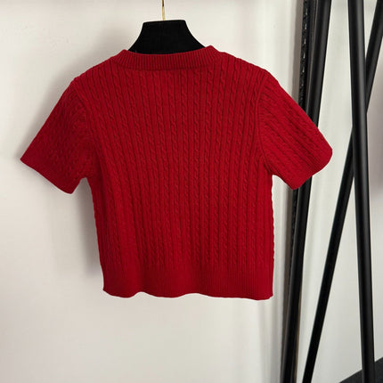 CHANEL 26S SHORT-SLEEVE CARDIGAN 689