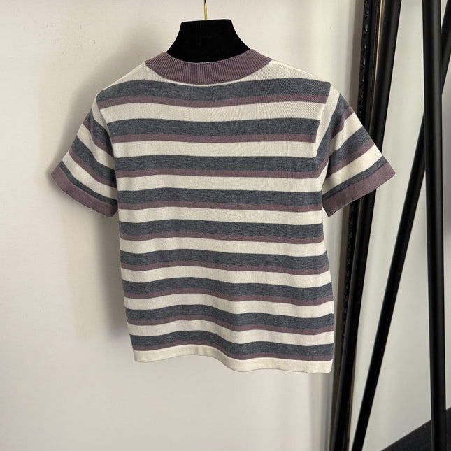 PRADA 26S SHORT SLEEVED KNIT T-SHIRT 757