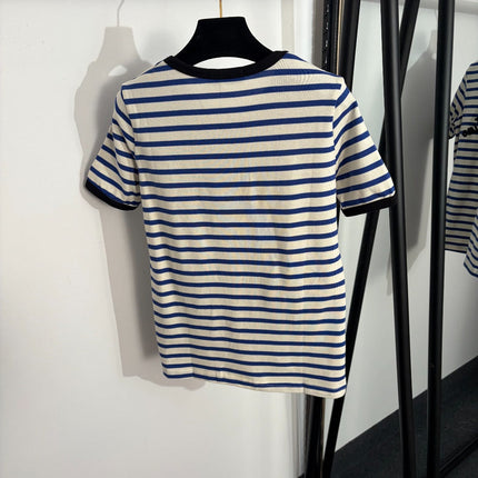 VALENTINO 26S STRIPED SHORT SLEEVE T-SHIRT 222