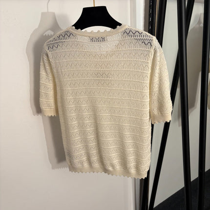 VALENTINO 26S SHORT SLEEVE KNIT TOP 208
