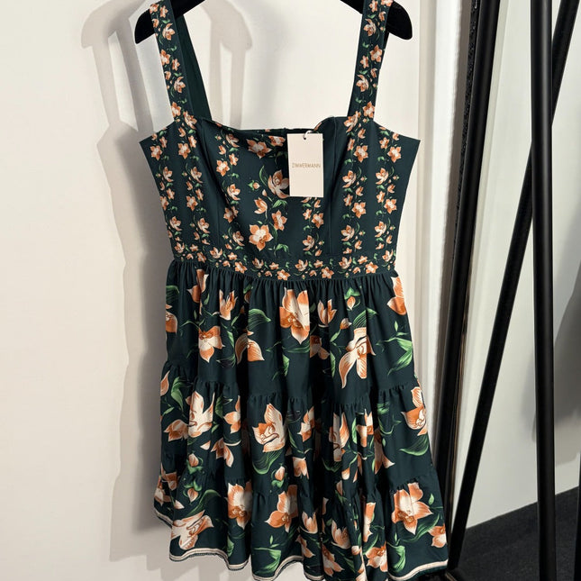 ZIMMERMANN 26S SHORT SPAGHETTI STRAP DRESS STYLE 86