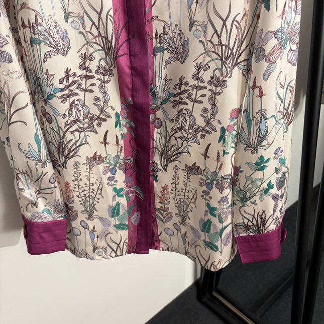 GUCCI 26S LONG-SLEEVE COLLARED SHIRT 381
