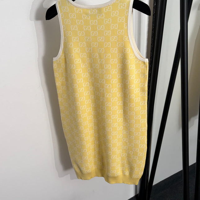 GUCCI 26S SLEEVELESS KNIT DRESS 438