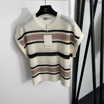 MAXMARA 26S SHORT-SLEEVE KNIT TOP 365