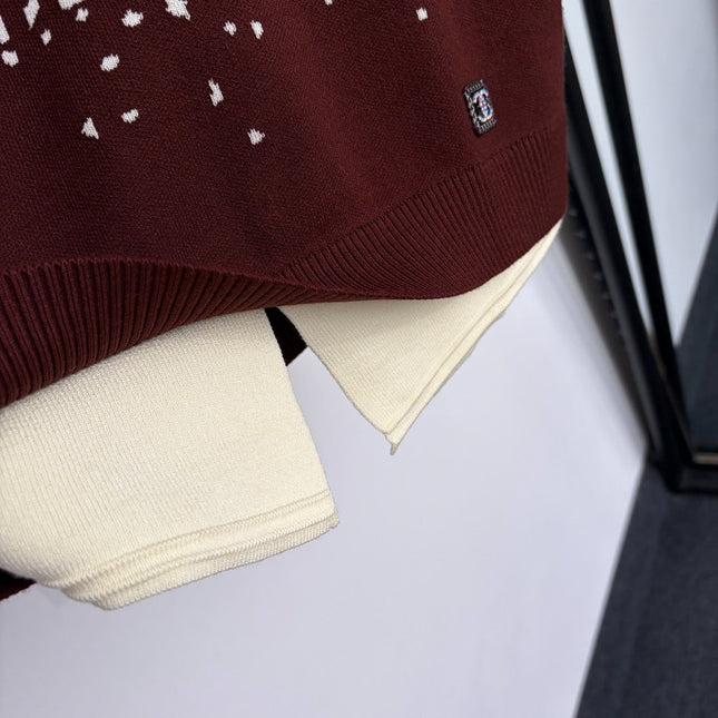 CHANEL 26S SHORT-SLEEVE POLO KNIT TOP 1365