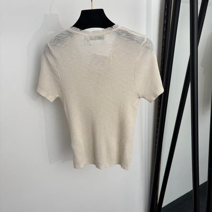 DIOR 26S SHORT-SLEEVE KNIT CARDIGAN 1395