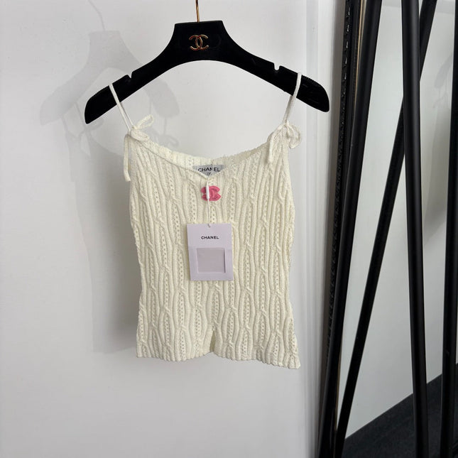 CHANEL 26S KNIT CAMISOLE TOP 1358