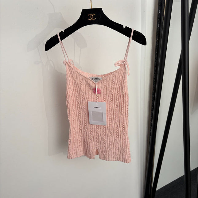 CHANEL 26S KNIT CAMISOLE TOP 1357