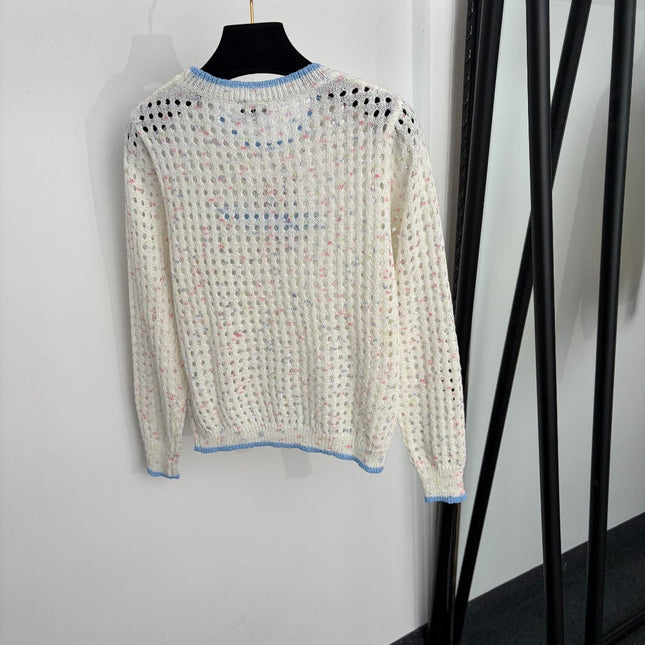 CHANEL 26S LONG-SLEEVE KNIT SWEATER 1491
