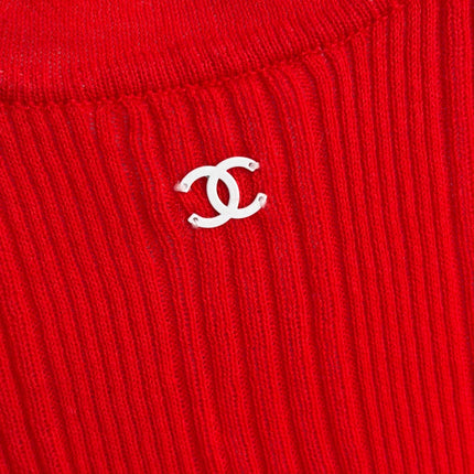 CHANEL 26S SLEEVELESS KNIT TOP 1487