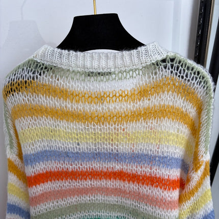 LOEWE 26S OPEN KNIT LONG SLEEVE SWEATER 539