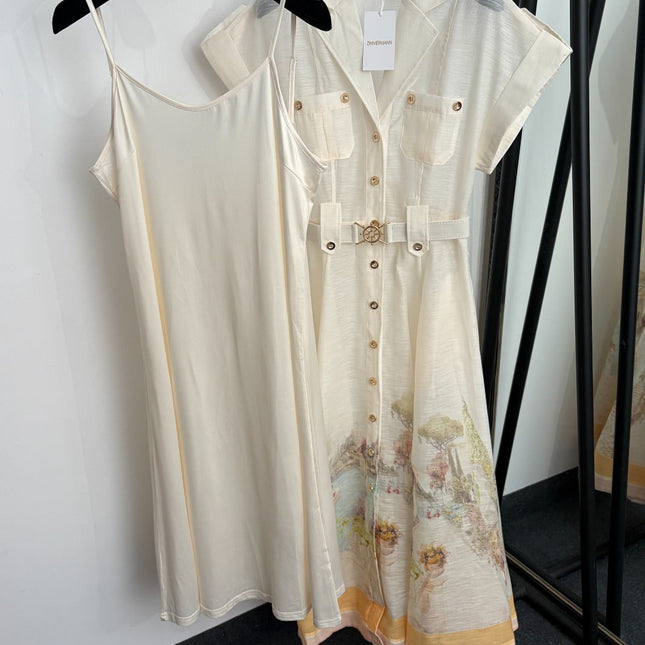 ZIMMERMANN 26S SHIRT MIDI DRESS 297