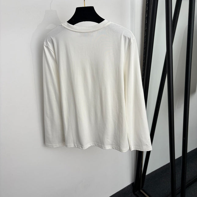 MAXMARA 26S LONG-SLEEVE CREW-NECK T-SHIRT 346
