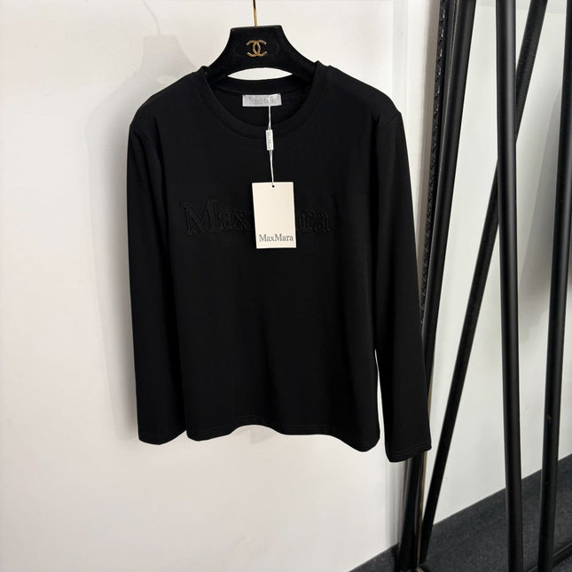 MAXMARA 26S LONG-SLEEVE CREW-NECK T-SHIRT 348
