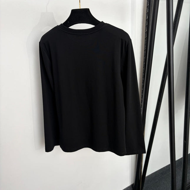 MAXMARA 26S LONG-SLEEVE CREW-NECK T-SHIRT 348