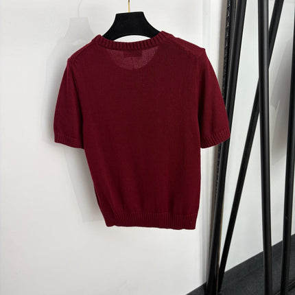 RALPH LAUREN 26S SHORT-SLEEVE CREW-NECK SWEATER 661
