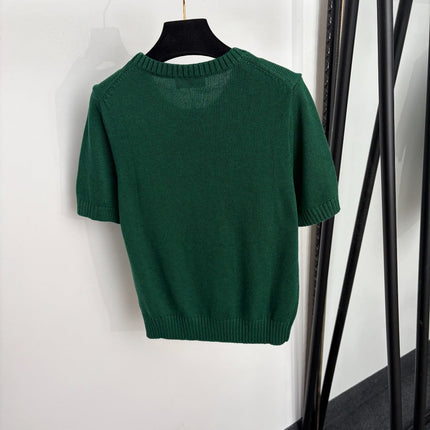 RALPH LAUREN 26S SHORT-SLEEVE CREW-NECK SWEATER 657