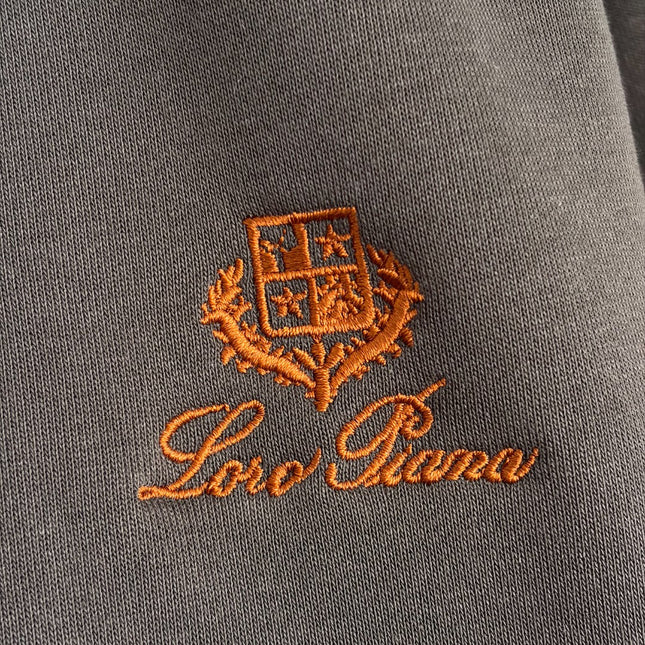 LORO PIANA 26S ZIP-UP HOODIE TRACKSUIT 999