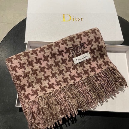 DIOR 26S SCARF 180CM IN CASHMERE 124305
