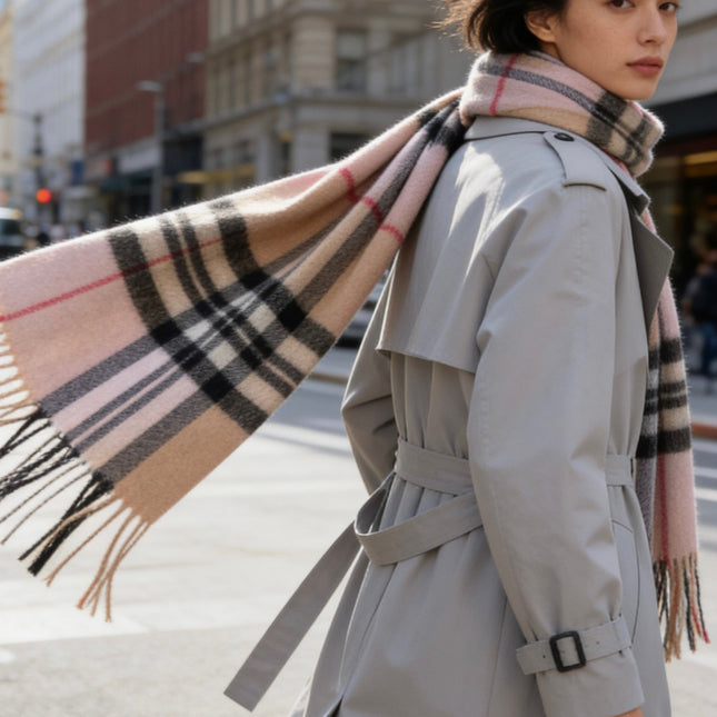 BURBERRY 26S SCARF 168CM IN CASHMERE 163807