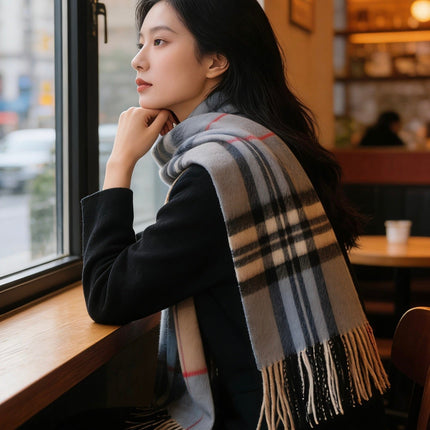 BURBERRY 26S SCARF 168CM IN CASHMERE 163808