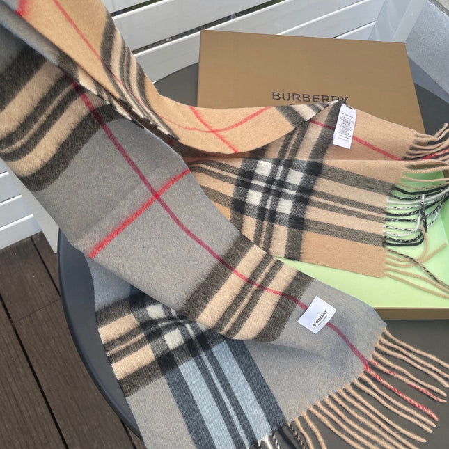 BURBERRY 26S SCARF 168CM IN CASHMERE 163808