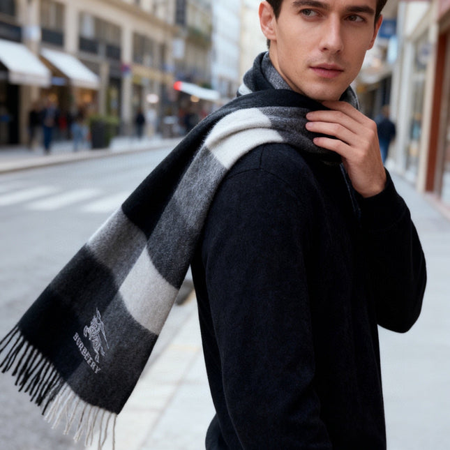 BURBERRY 26S SCARF 180CM IN CASHMERE 163813
