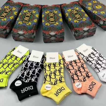DIOR 26S ANKLE SOCKS 216211 (1 BOX)