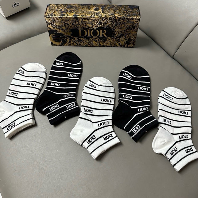 DIOR 26S ANKLE SOCKS 398783 (1 BOX)