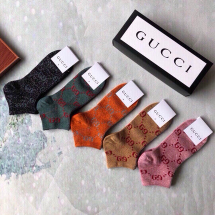 GUCCI 26S CREW SOCKS 405400 (1 BOX)