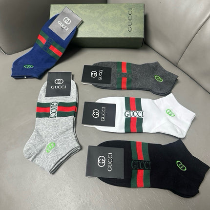 GUCCI 26S ANKLE SOCKS 405407 (1 BOX)