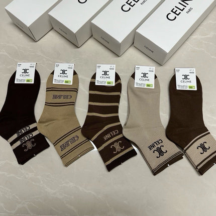 CELINE 26S ANKLE SOCKS 408757 (1 BOX)