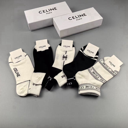 CELINE 26S ANKLE SOCKS 415735 (1 BOX)