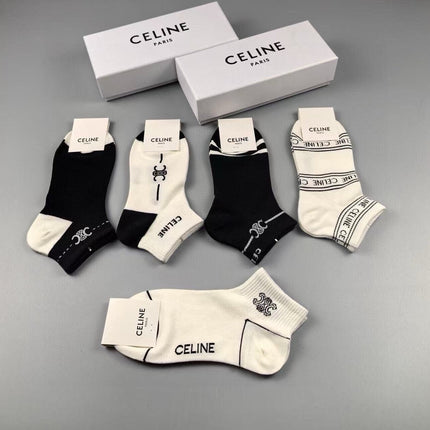 CELINE 26S ANKLE SOCKS 415735 (1 BOX)