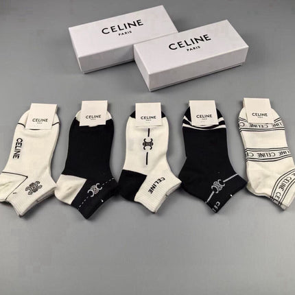 CELINE 26S ANKLE SOCKS 415735 (1 BOX)