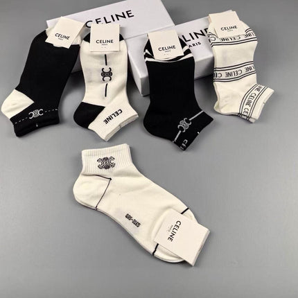 CELINE 26S ANKLE SOCKS 415735 (1 BOX)