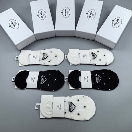 PRADA 26S NO-SHOW SOCKS 348382 (1 BOX)