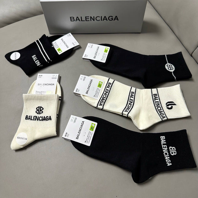 BALENCIAGA 26S ANKLE SOCKS 421177 (1 BOX)