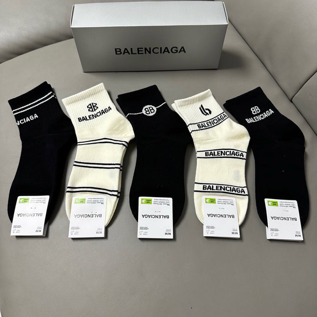 BALENCIAGA 26S ANKLE SOCKS 421177 (1 BOX)