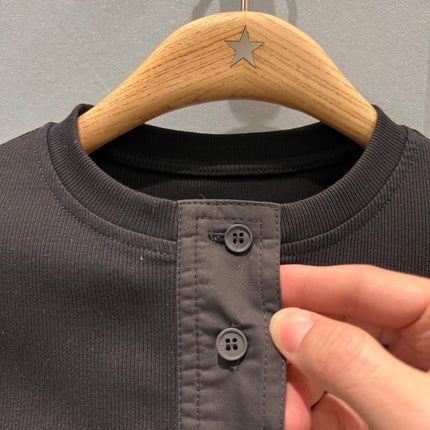 LOEWE 26S LONG-SLEEVE HENLEY SHIRT 608